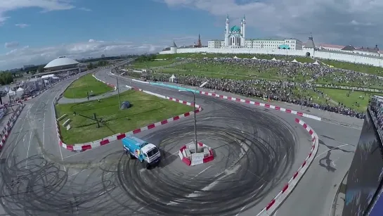 Дрифт «КАМАЗа» на Kazan City Racing 2014