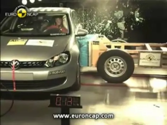 Краш тест Volkswagen Golf VI 2008 (E-NCAP ADAC)