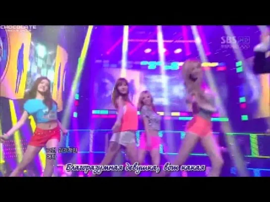 PSY - GANGNAM STYLE [SBS Inkigayo 2012 London Olympics Special 07.29] (рус саб)