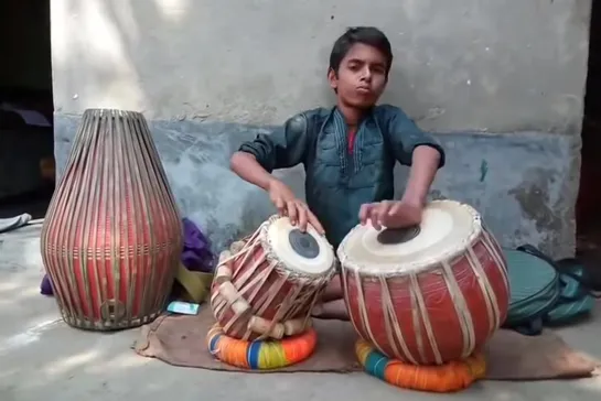 Tabla and khol by Akash Das