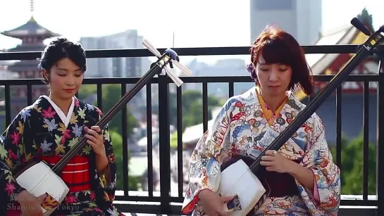 Shamisen Girls Ki-Ki - Tsugaru Jongara Bushi