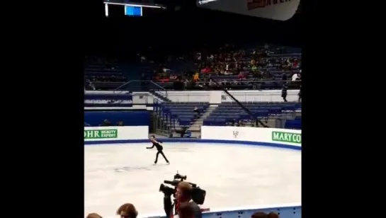 EC Ostrava 2017 Medvedeva practise