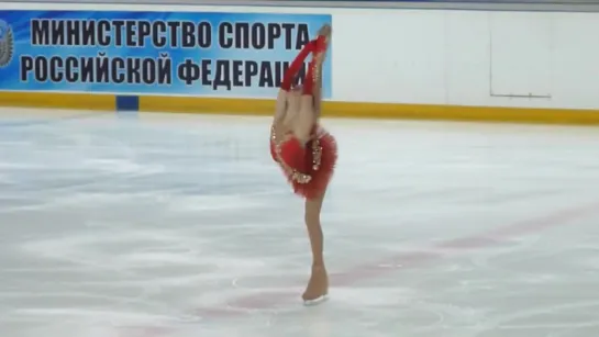 Evgenia Medvedeva - SP, Russian Juniors 2014