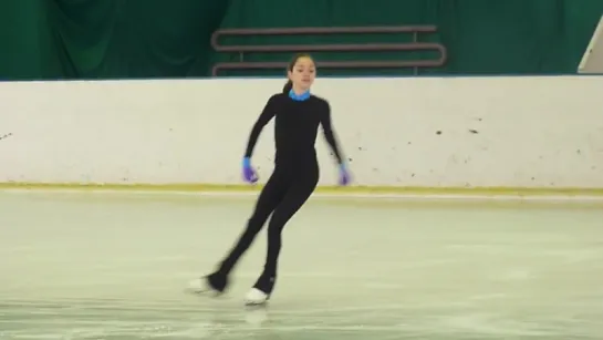 Evgenia Medvedeva - SP practice, World Juniors 2014