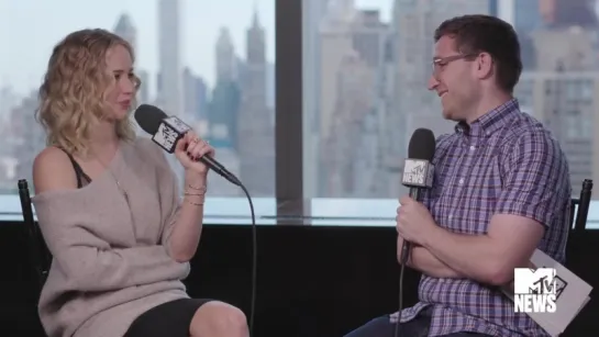 Jennifer Lawrence for MTV News with Josh Horowitz