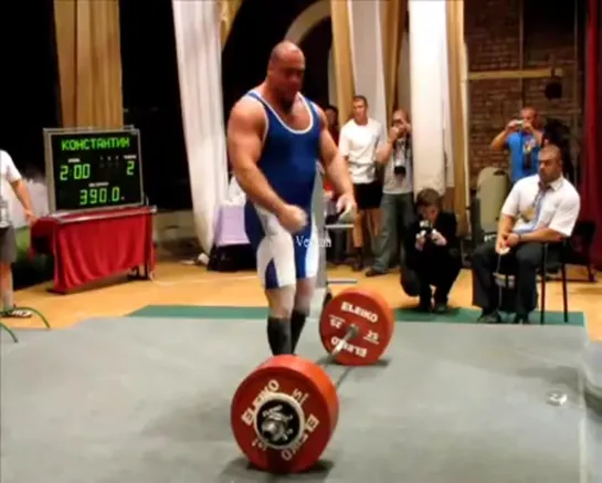 Konstantine Konstantinovs Battle of Champions RAW Deadlift