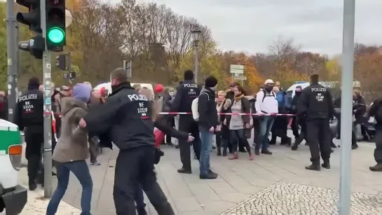 Германия. Антиковидные протесты