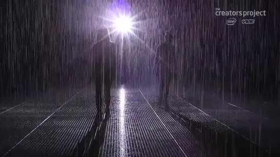 Walk Through Rain Without Getting Wet _ Rain Room at MoMA