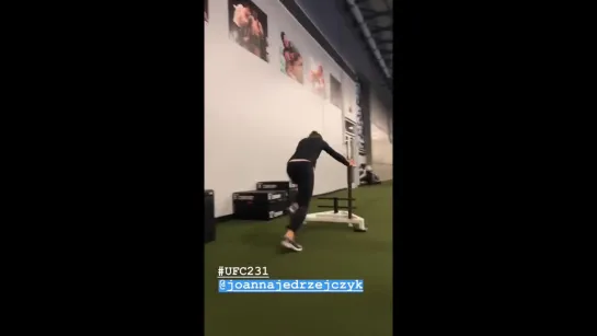 joanna jedrzejczyk - strenght & conditioning /23.11.2018/