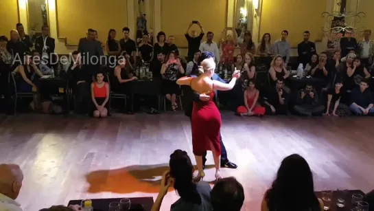 Milonga en la noche, Sebastián  Arce, Noelia Hurtado. Festival Tango Salón