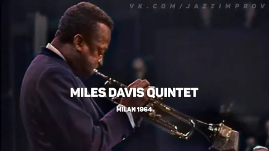 Miles Davis Quartet - Teatro dellArte, Milan, Italy, October 11th, 1964 (Colorized)