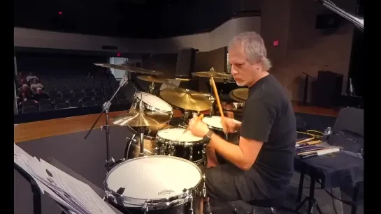 Dave Weckl StL Big Band Contingent: First Rehearsal