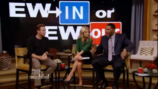 Ewan McGregor Plays Ew-IN or Ew-OUT on LIVE with Kelly and Michael декабрь 2012