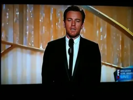 Ewan McGregor at the Golden Globes 2012