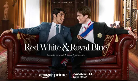 Фильм "Красный, Белый и Королевский Синий" ("Red, White & Royal Blue") 2023 - трейлер (русские субтитры)