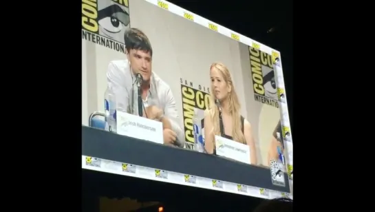 thg cast on comic con