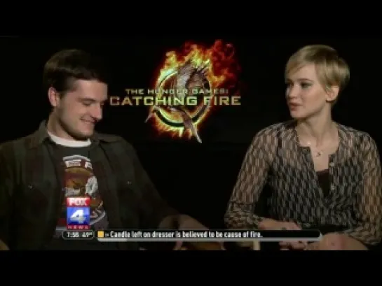 Jennifer Lawrence & Josh Hutcherson for Fox 4