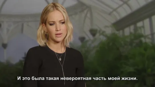 The Hunger Games Mockingjay Katniss Everdeen Part 2 On Set Interview - Jennifer Lawrence (rus.sub.)