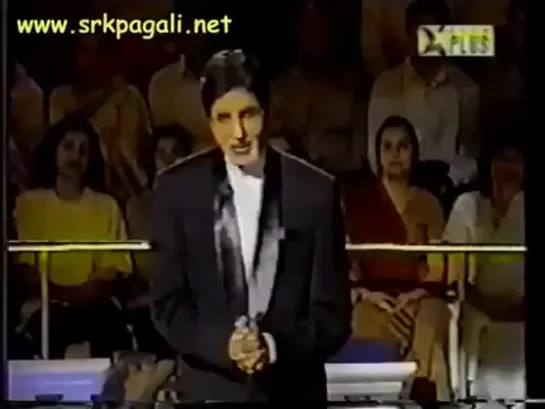 SRK on KBC with Amitabh Bachchan (2002)