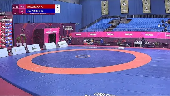 Round 1 W GI - 58 kg_ A. WOJARSKA (POL) v. M. OM VIADER (ESP) (720p)