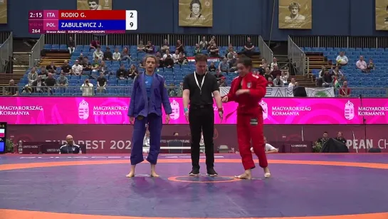 BRONZE W GI - 64 kg_ G. RODIO (ITA) v. J. ZABULEWICZ (POL) (720p)