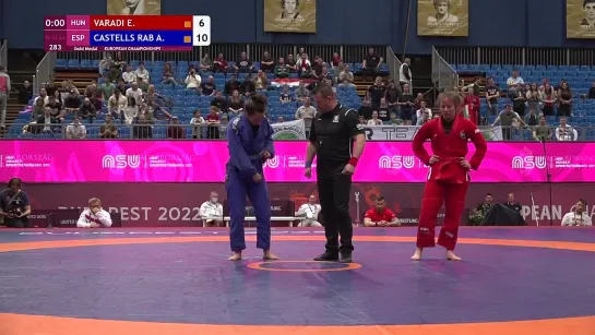 GOLD W GI - 64 kg_ E. VARADI (HUN) v. A. CASTELLS RAB (ESP)