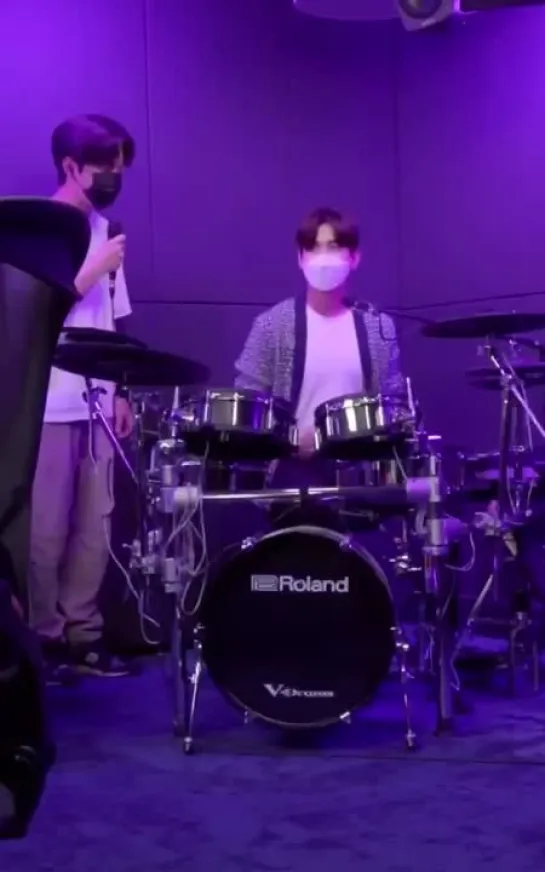 We got drummer changmin today