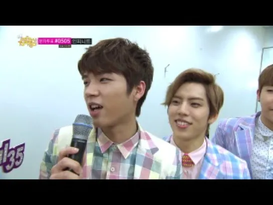 130420 INFINITE - Man In Love+Wating Room Interview+Win @ Music Core