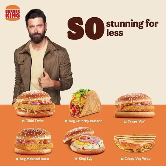 Ритик в рекламе Burger King India