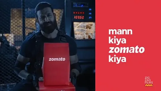 Ритик  в рекламе доставки еды Zomato