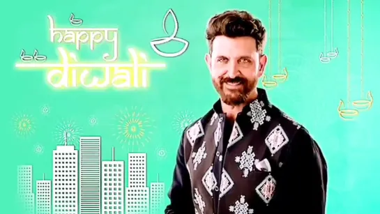 Hrithik Roshan wishes everyone HappyDiwali from Tree View fam - Hrithik bollywood