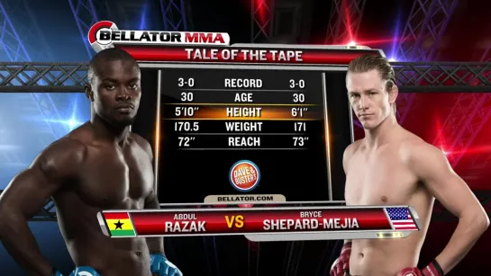 Bellator 143 - Abdul Razak vs Bryce Shepard-Mejia