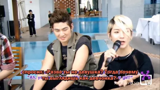 (X)TV- Interview with NUEST (뉴이스트) [рус.саб]