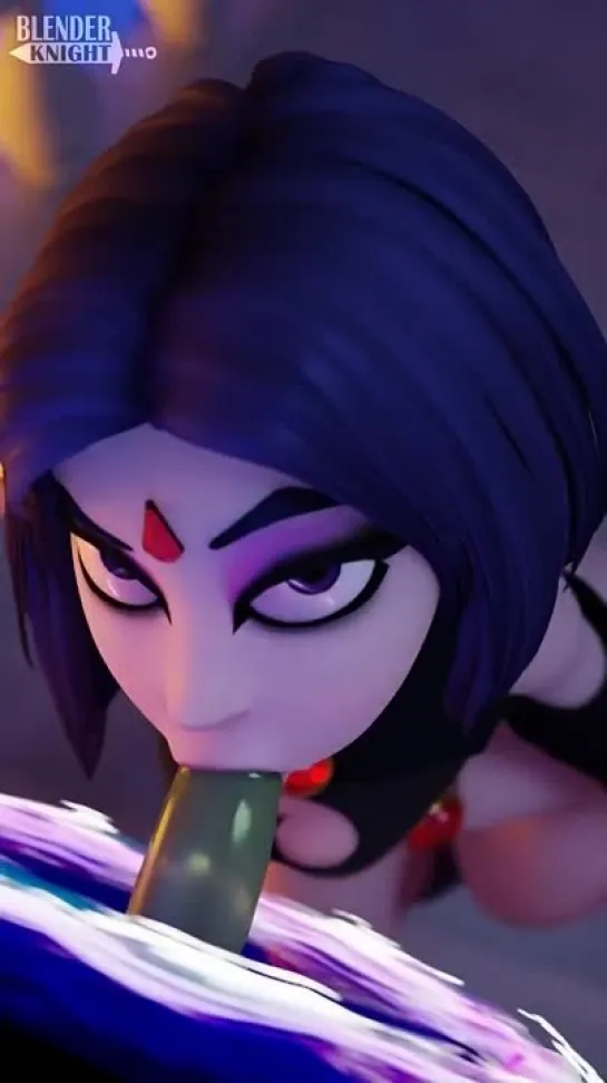 Raven from Teen Titans sex r34 (Blenderknight)