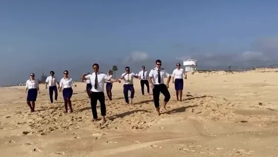 The Jerusalema - dance challenge Ryanair