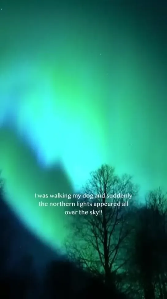 Jonna Jinton -This took my breath away! Huge northern lights all over the sky!