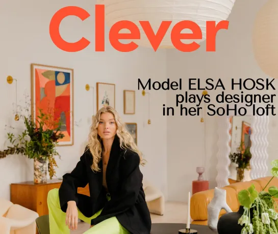 Inside Supermodel Elsa Hosk’s Vintage-Filled SoHo Loft  | Architectural Digest