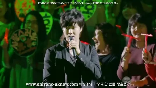 [fanmade] TOHOSHINKI FANCLUB EVENT 2014-THE MISSION Ⅲ-WHITE [YUNHO]