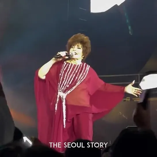 [BEYOU2Manila] Asias Queen of Songs, Ms. Pilita Corales opening the stage in her fiery red fit - - BeYou2