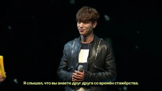 [RUS] 160223 Канджун на дебютном шоукейсе ASTRO