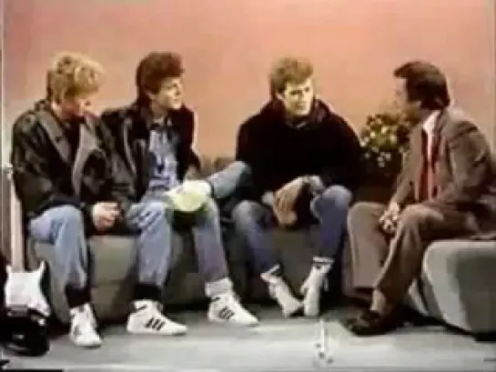 a-ha, Cry Wolf, Interview, UK TV show "Wogan", 03.12.86