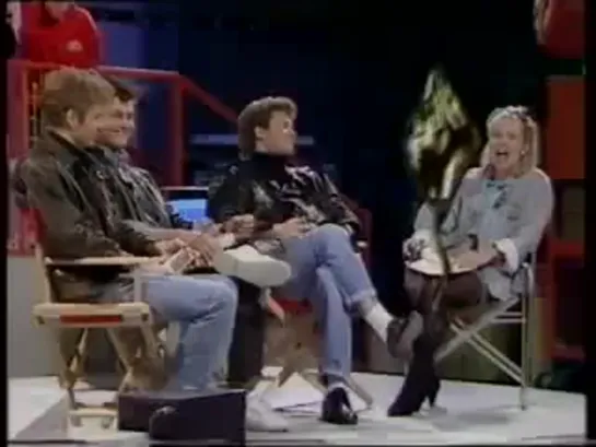 a-ha, UK Saturday TV show "Going Live!", 12.03.88