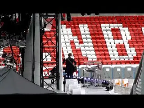 a-ha, soundcheck, Crying In The Rain, Bergen, Norway, Brann Stadium, 28.08.10