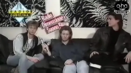 A-HA - INTERVIEW, Radio Carolina 1990