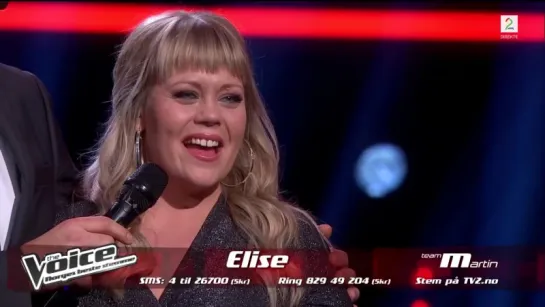 Elise Nærø - Use Somebody (The Voice Norge 2017) semi-finale