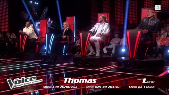 Thomas Løseth - Dancing On My Own (The Voice Norge 2017) semi-finale