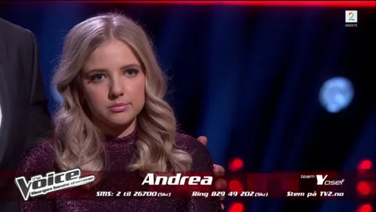 Andrea Santiago - Somethings Got A Hold On Me (The Voice Norge 2017) semi-finale