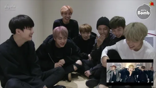 [BANGTAN BOMB] 피 땀 눈물 MV Reaction by BTS