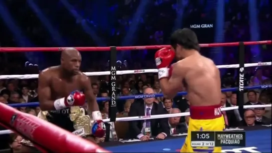 Floyd Mayweather vs Manny Pacquiao ᴴᴰ 720 БОЙ ВЕКА