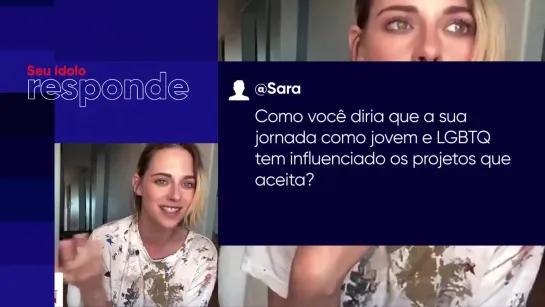 O Telecine foi para Hollywood conversar com a KRISTEN STEWART! E ela respondeu a pergunta